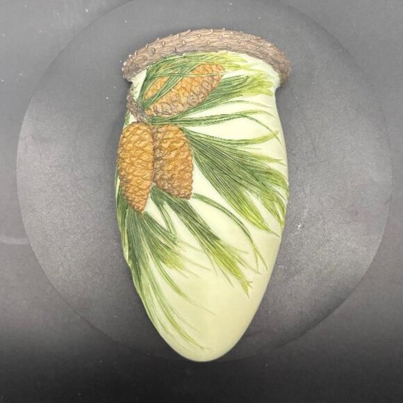 Vintage Ibis & Orchid Design #126 Pine Cone Wall Pocket Planter - Picture 7 of 9
